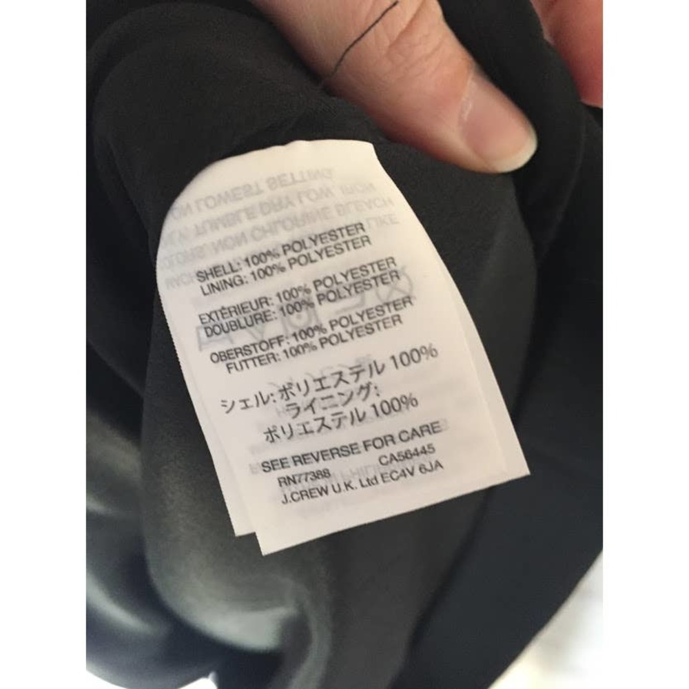 J. Crew | 365 Crepe Black Wrap Dress NWT - Picture 7 of 7